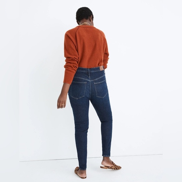 Madewell 9" Mid-Rise Skinny Jeans in Orland Wash: TENCEL Denim Edition SZ 31 - Picture 2 of 11